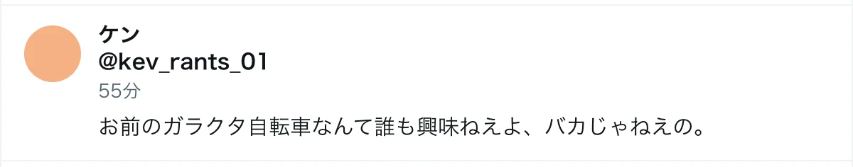 X · そのまま