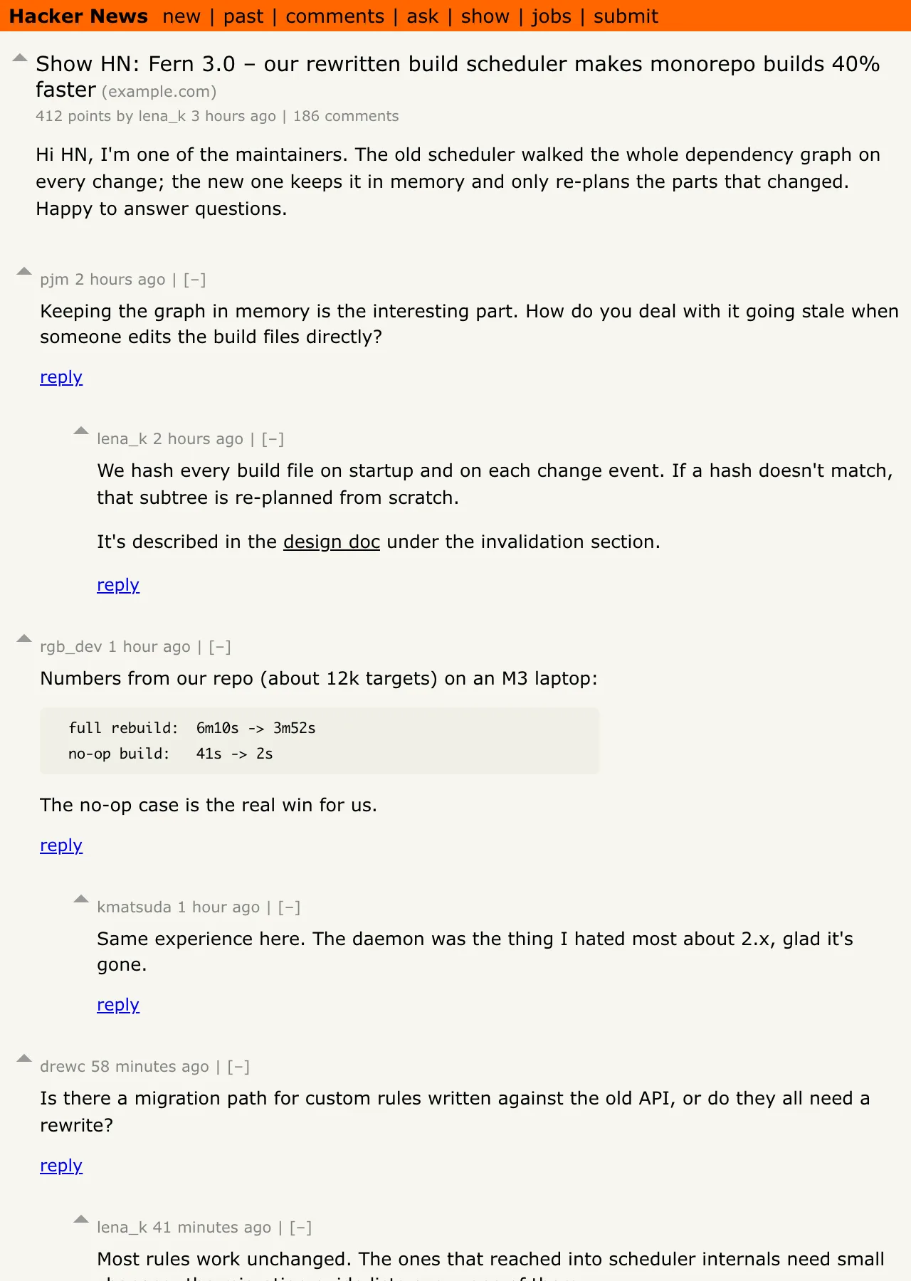 Hacker News · ClearFlow なし